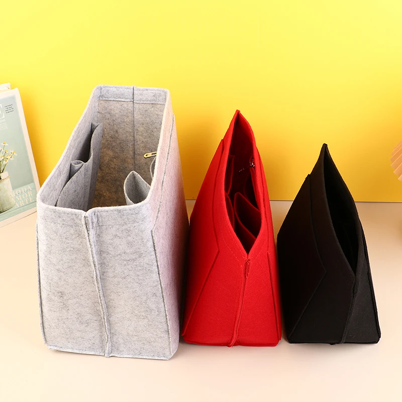 

Bag Organizer For Mini Bag Storage Bag The Liner Bag Felt Purse Insert Handbag Liner Bag Felt Inner Bladder Bag