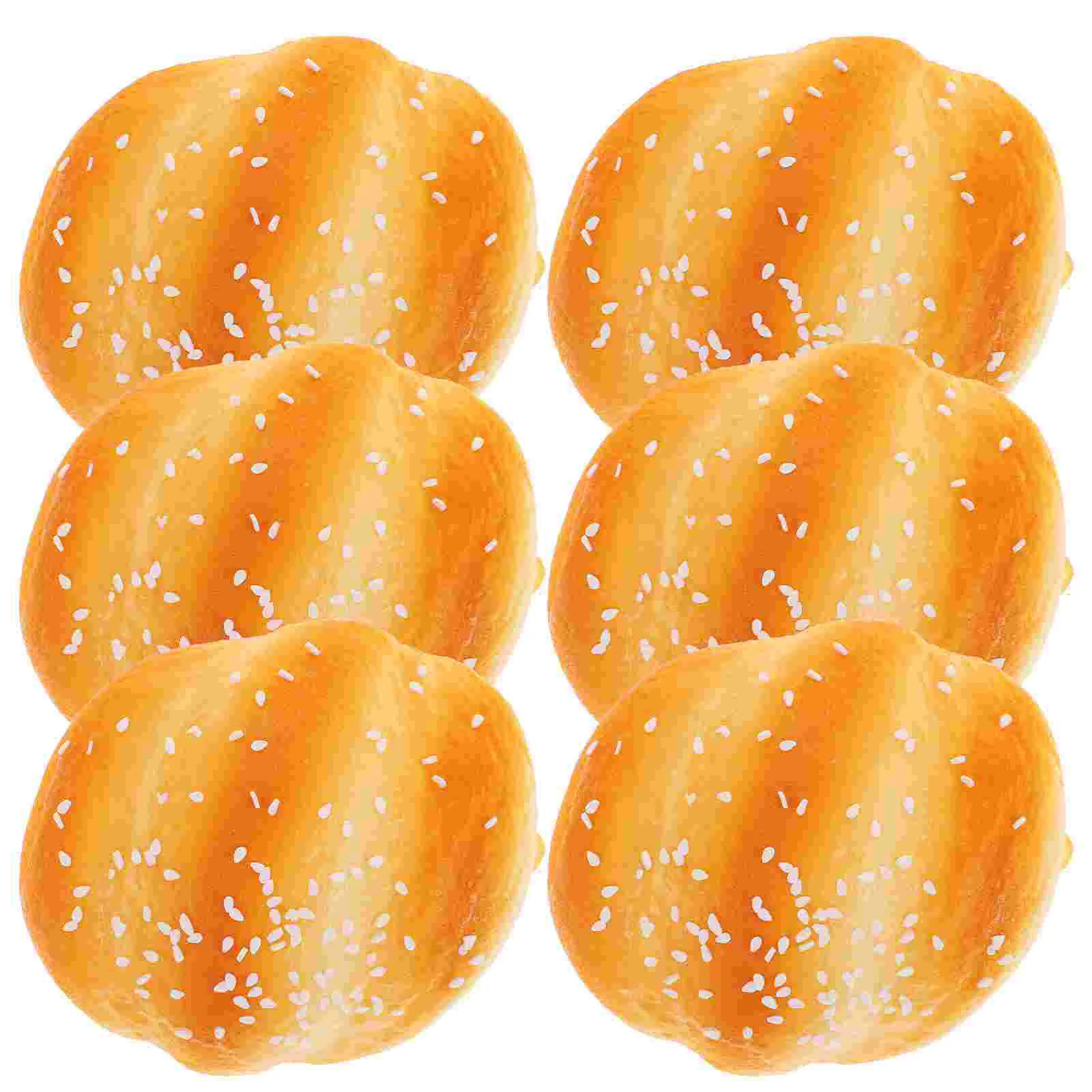 

6 Pcs Photography Decoration Bread Stage Property Childrens Toys Simulation Food Cake Shop
