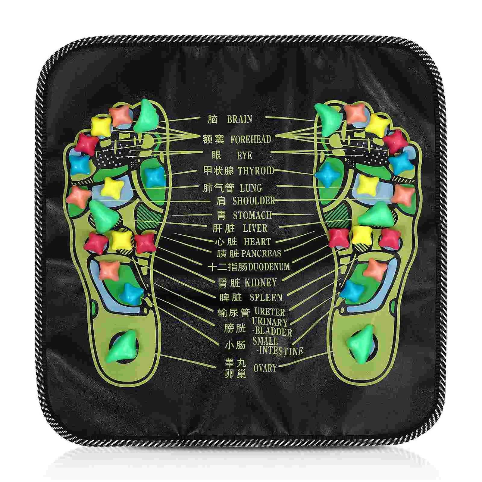 

Walker Foot Massage Mat Tool Electric Care Acupoint Home Use Sole Massager Stone Relaxation
