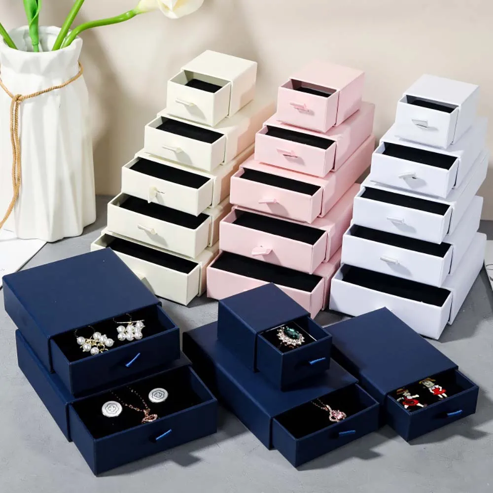 Buy Small Jewelry Gift Boxes for Necklace, Earring, Ring, Pendant, Bracelet,  Anklet, Jewelry Holder, Packaging Box with Lids, Bow, Velvet Inner (3.7 x  2.9 x 1.3 Inch, 12 Pack) Online at desertcartINDIA