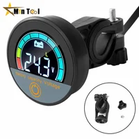 DC8-100V Digital Car Voltmeter 2 in 1 Battery Monitor Voltage Meter Detector Tester Monitor Panel For Car Tool Accessories 1