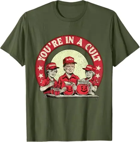 T-Shirt „You're in A Cult“, lustig, für Männer und Frauen, Humor, lustiges Y2k-Design, Grafik-Outfit, 8647, sarkastischer Spruch, T-Shirt, modisches Neuheitsgeschenk – Detail 7