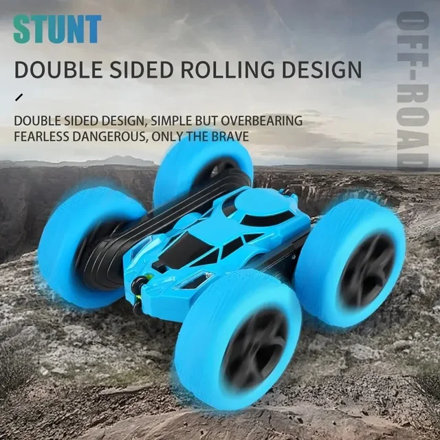 RC Stunt Car Children Double Sided Flip 2.4G Remote Control 360 Deree Rotation Off Road Drift RC Car Gifts For Kids Adults Boys 2