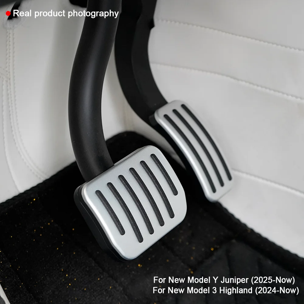 Für Tesla Neues Model Y Launch Juniper 2025 2026 Neues Model 3 Highland Gaspedal Bremspedal Rutschfester Fußstützenbezug – Detail 2