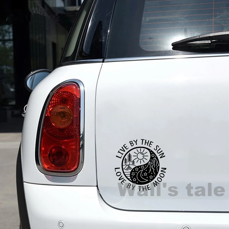 Sun Moon Stars Sticker Bumper Sticker Vinyl Decal 5...