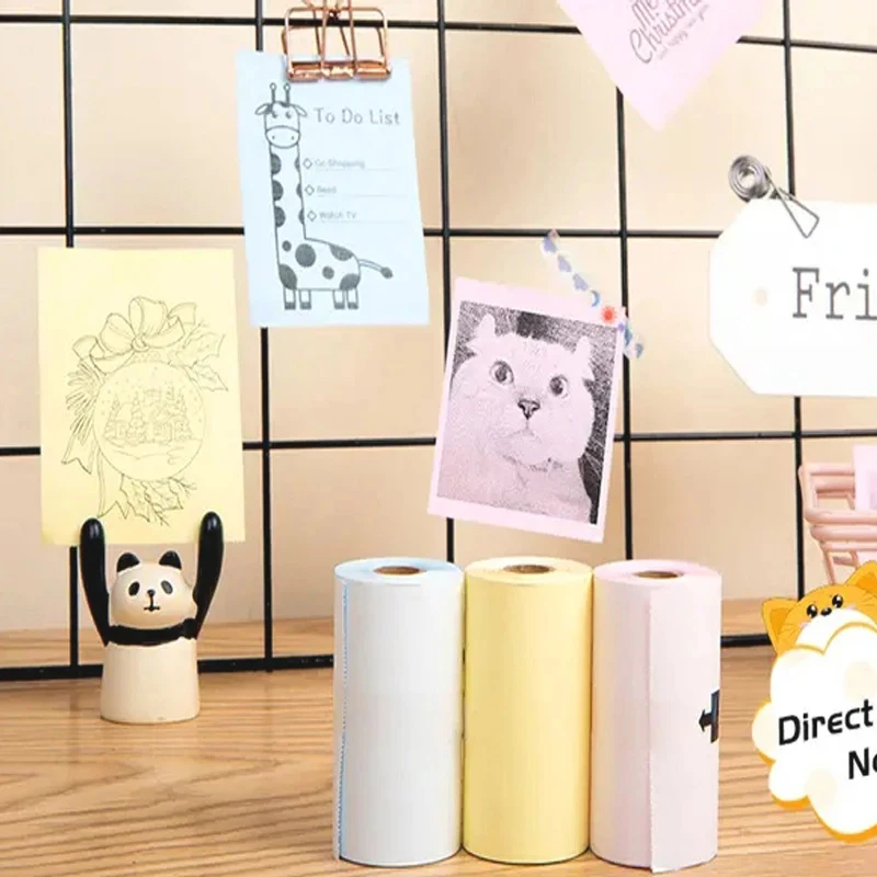 Colour thermal self-adhesive paper for children camera instant print