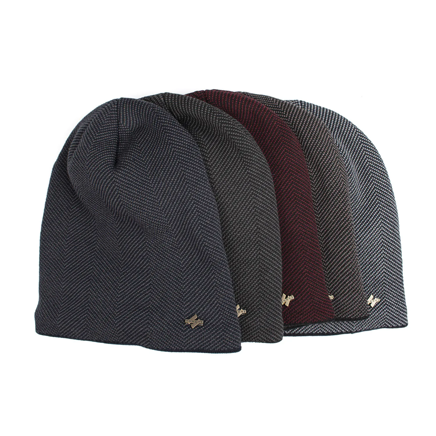 Men Winter Warm Hat Adult Knitted Casual Beanies Skullies Cotton Wool Hats for Men Brand Outdoor Cap Solid Gorros