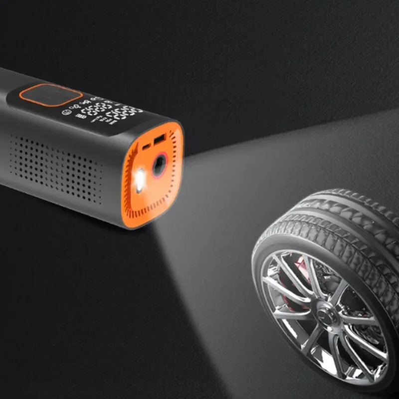 40L/Min tyre compressor 12V, Cordless Car Air Compressor 160PSI Digital Car Air Pump 7500mAh Tire air injector sup inflator