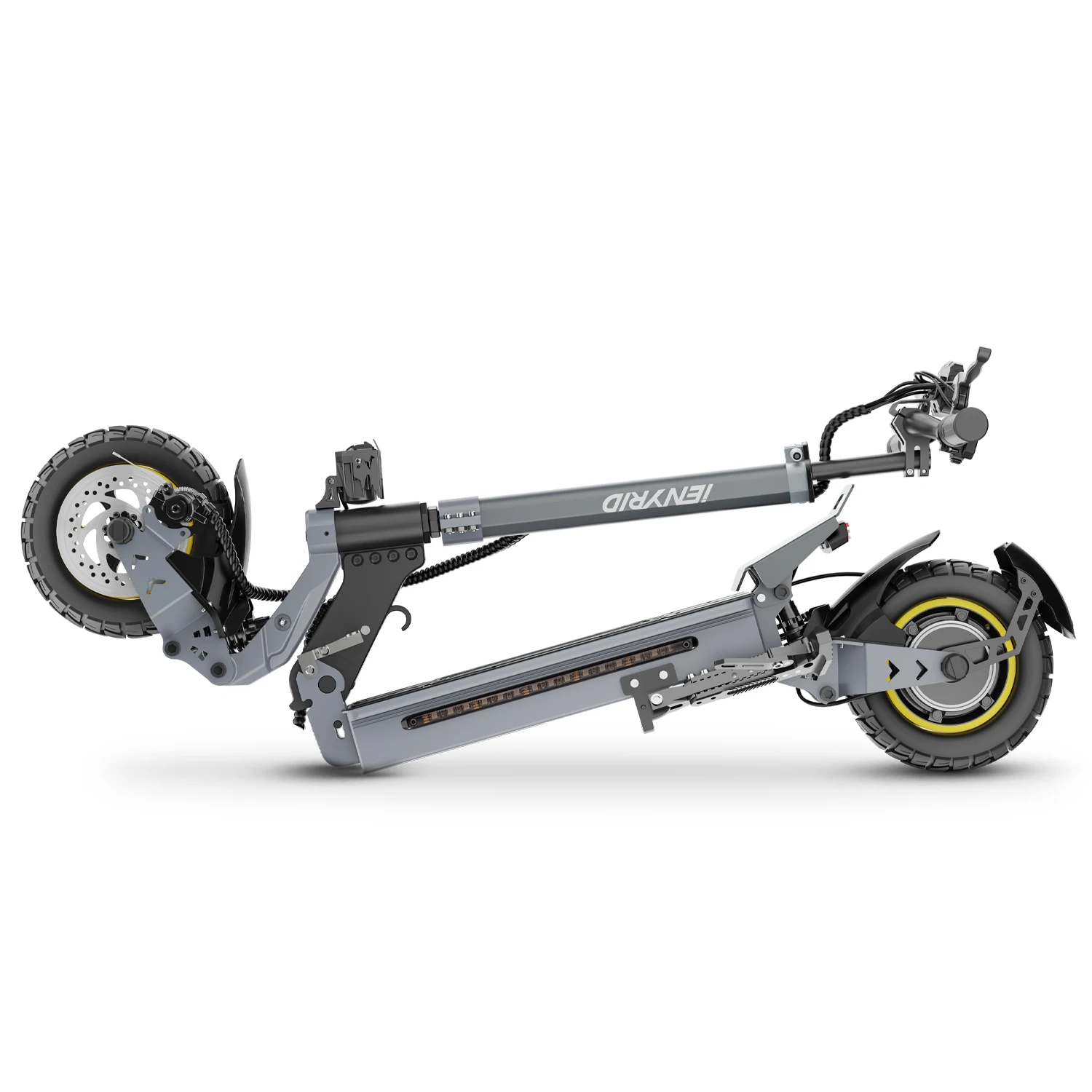IENYRID S1 Scooters Daily Travel And Commuting E-Scooter, 48V15Ah Battery Smart LCD Display Electric Scooter,10-inch Air Off-road Tires City Scooters Electric