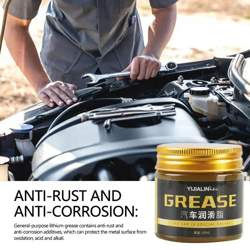 Car Wheel Bearing Grease 100g High Temperature Wear-Resistant Lubricating Greas Marine Wheel Bearing Grease For Mechanical Gears car lubricant grease lubricant
