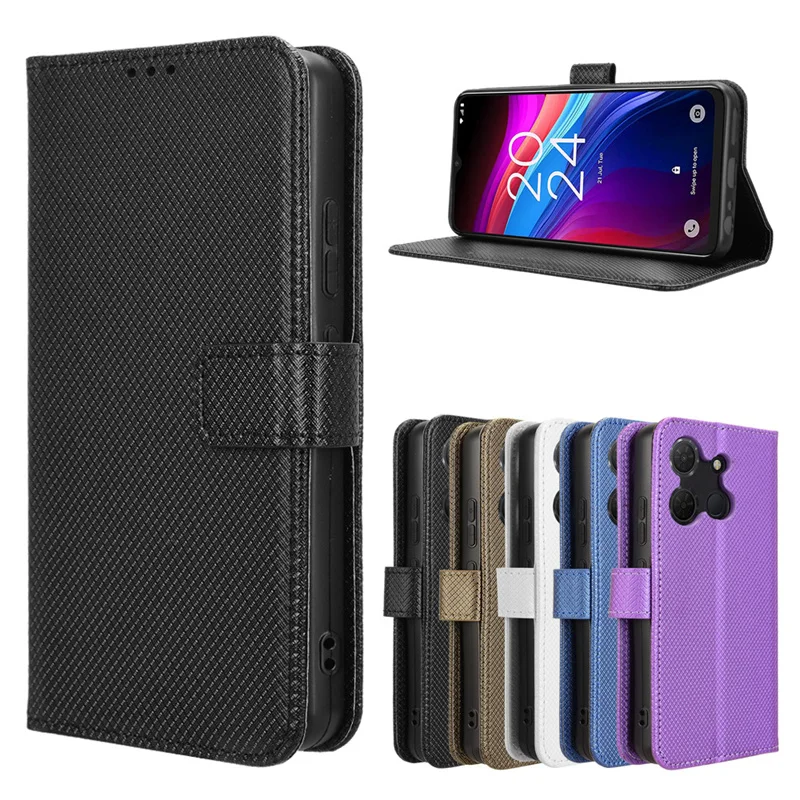 Flip Case For TCL 503 Wallet Magnetic Luxury Flip Leather lanyard Case Cover For TCL 503 TCL503 Phone Bag