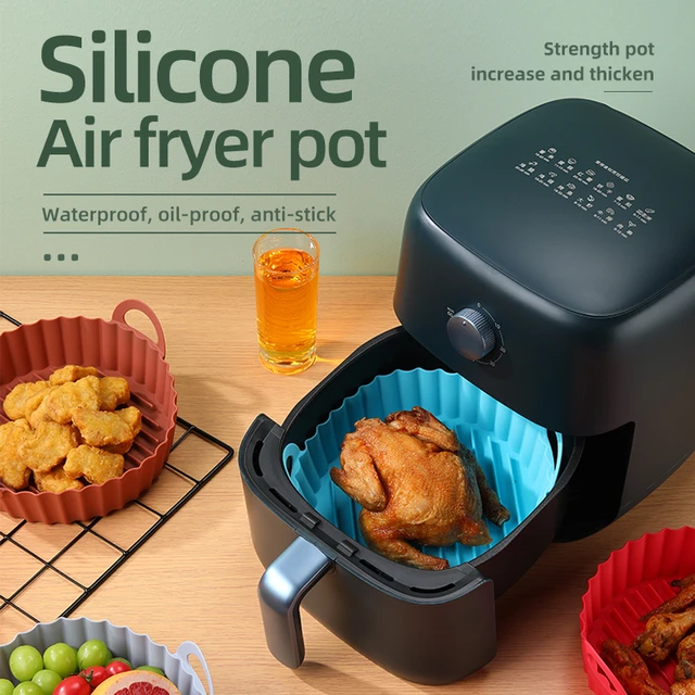 Airfryer Accessories Pizza Pan  Silicone Air Fryer Accessories - Air Fryer  Silicone - Aliexpress