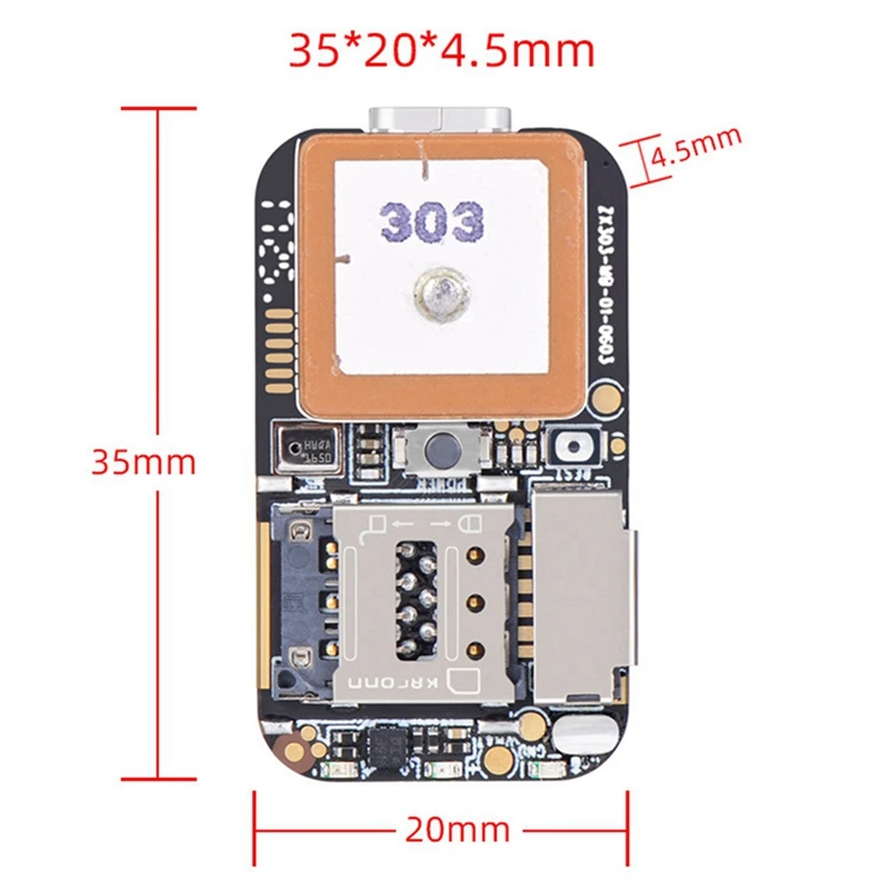 2X Mini GPS Tracker SOS Real-Time Call Voice Tracking Locator For Laptop Elderly People Real Time Tracking Device