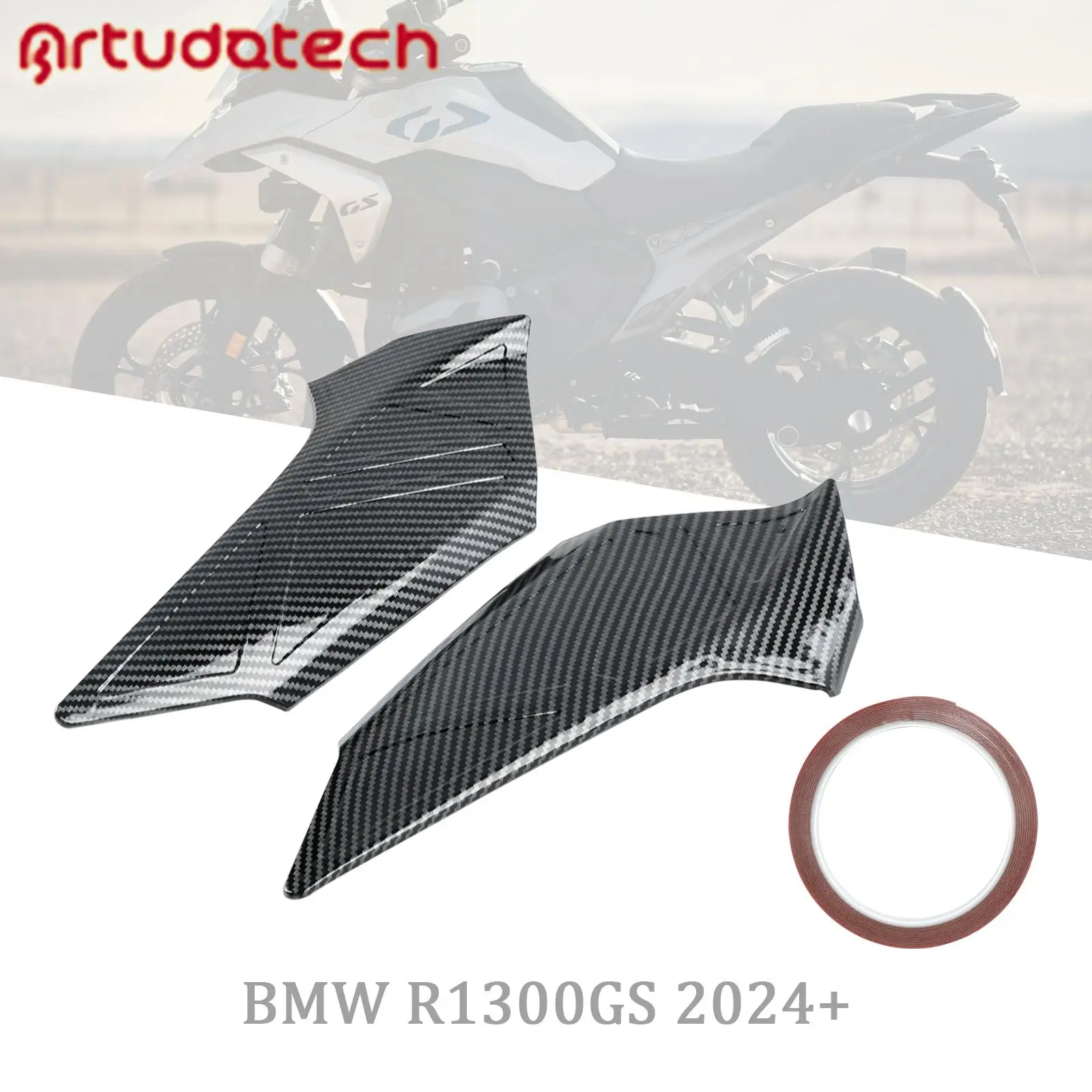 Side Frame Panel Guard Protector Fairings Cover for BMW R1300GS + Carbon