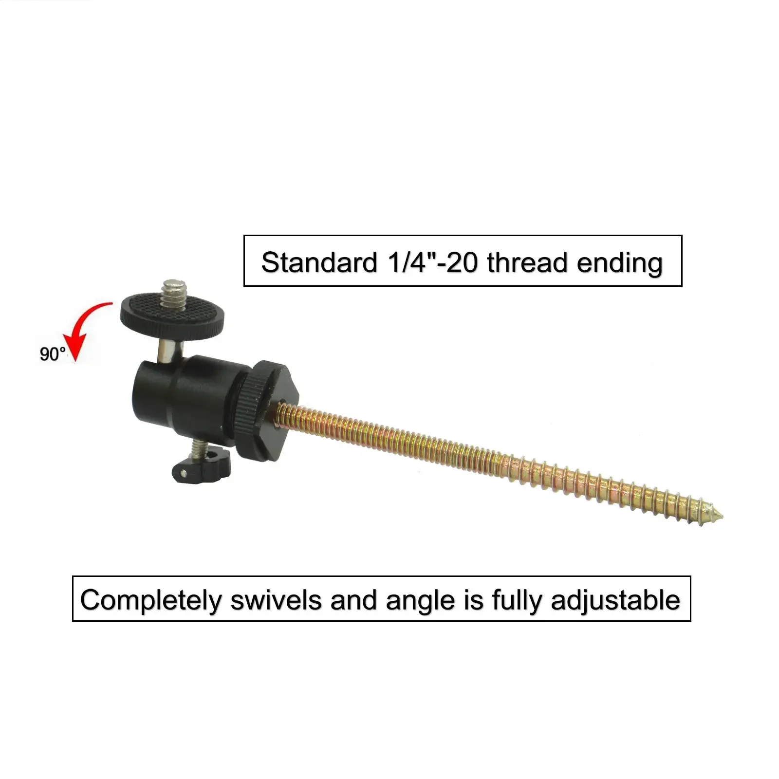 2Pk Tree Mount for Action Cameras Screw Mount (GoPro Action Camera, Hunt Mount)