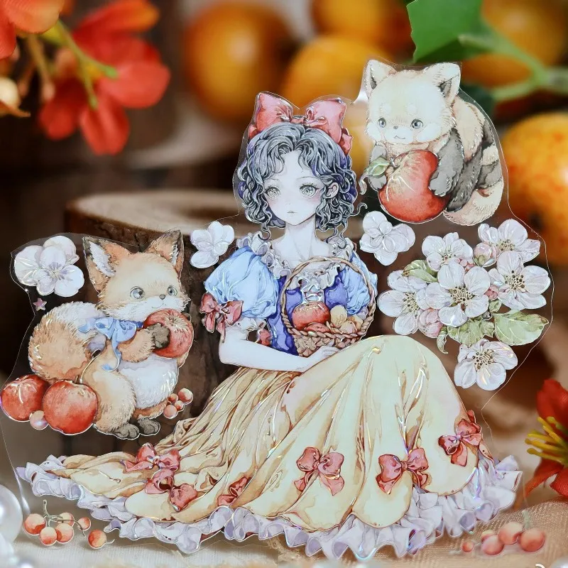 Snow White Princess Girl Washi PET Tape Shiny