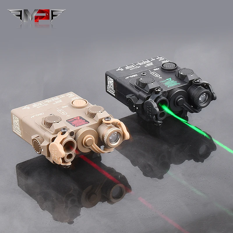 Tactical Dbal a2 Laser Indicator Green Laser + White Light Fit 20mm Picatinny Rail Peq Airsoft Hunting Weapon Red Dot Rays MAWL