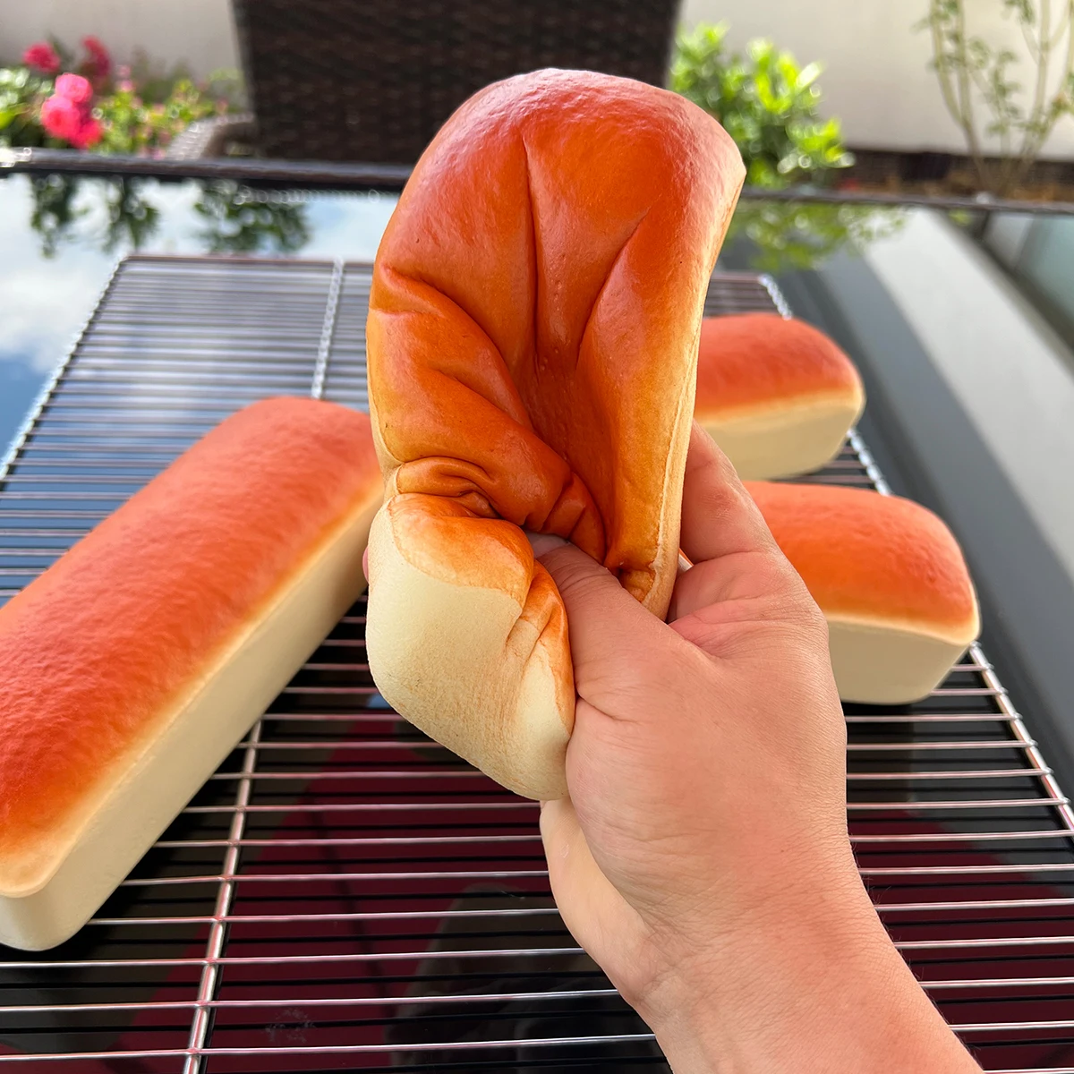 Squishy Slow Rebound Pinch Bread Cheese Cake Slow Rise Decompression Food Model 1Pc food model food photography props kitchen food toys bread food model fake food prank toys