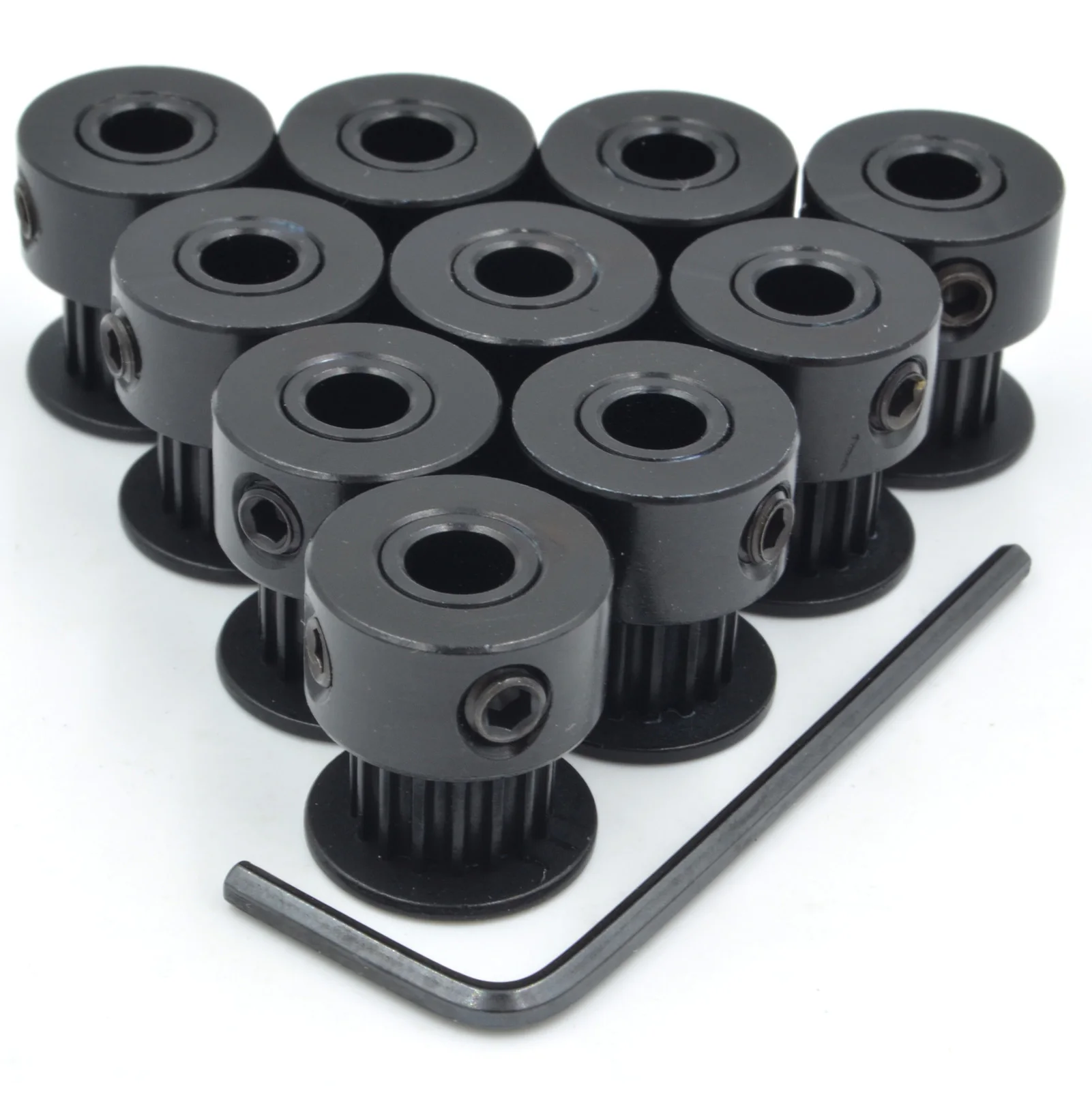 Timing Pulley 16 teeth 2MGT 2GT Bore 3/4/5/6mm For GT2 Open Synchronous Belt Width 6mm/10mm Small Backlash