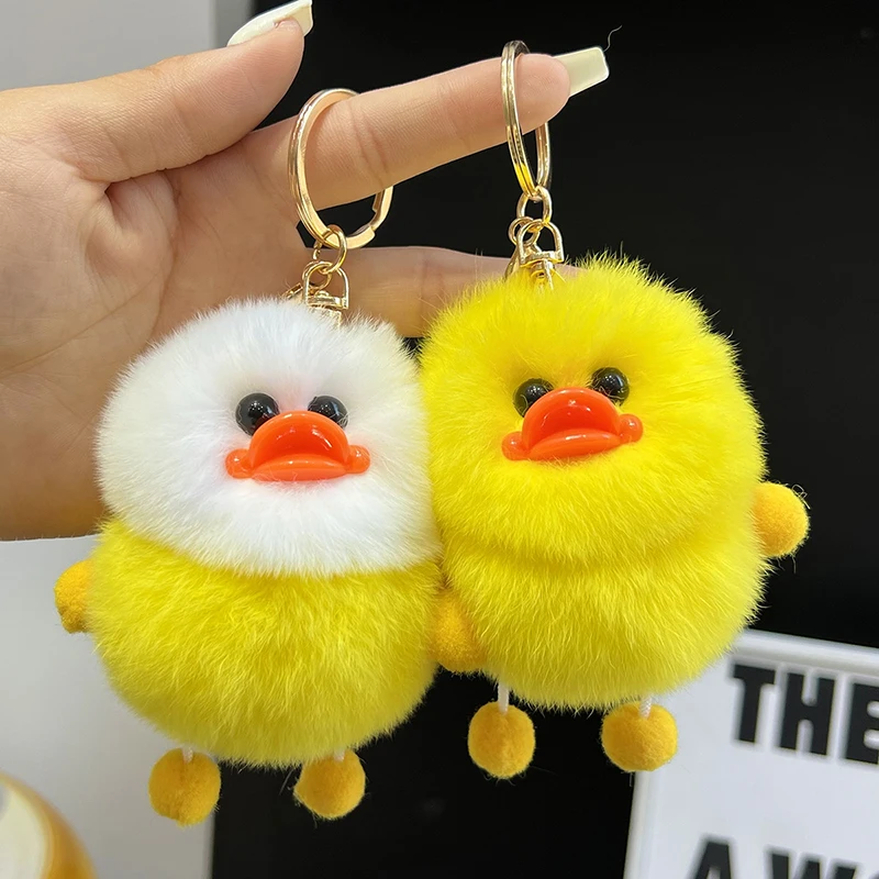 Sausage Mouth Hair Ball Keychain Funny Plush Doll Pendant Keyring Backpack Bag Accessories – Buy The Best Products In The Online Store - Foto 10