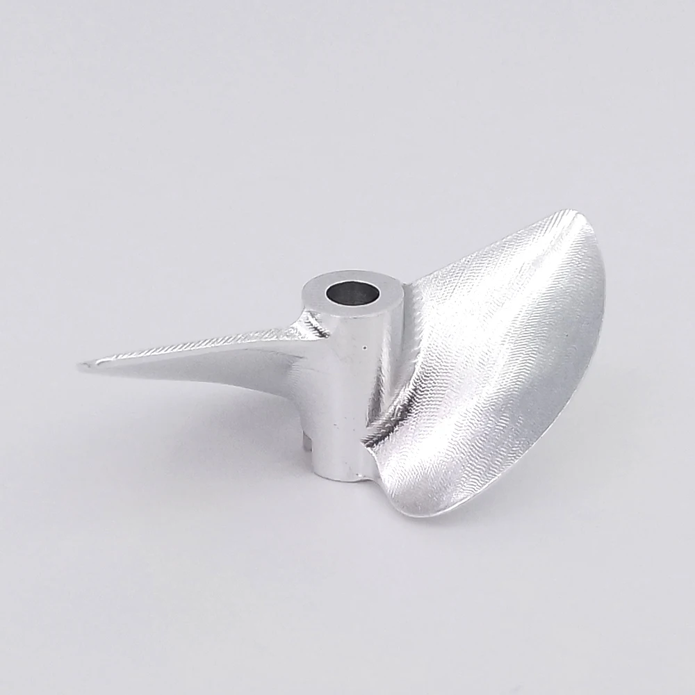 RC 보트 프로펠러 4mm 38mm-45mm CNC 2 블레이드 알루미늄 CW CCW 표면 프로펠러 RC 레이싱 보트 브러시리스 속도 Vee CAT