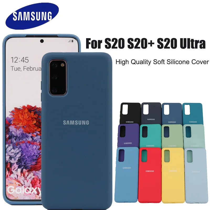 Чехол для Samsung Galaxy S20 Ultra Plus 5G высококачественный мягкий силиконовый чехол