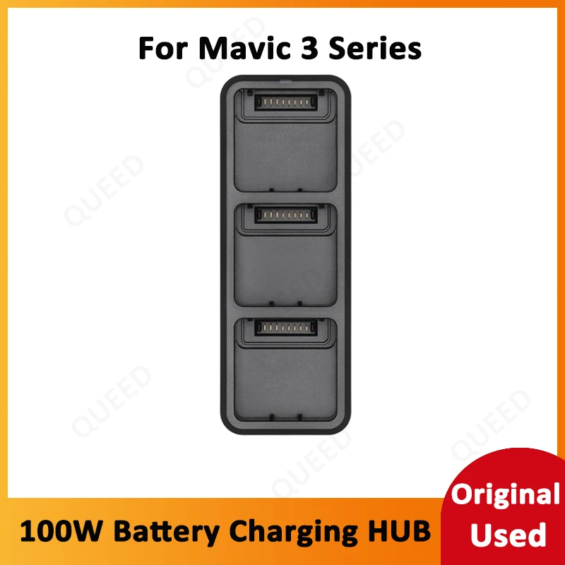 Hub de charge 100W pour DJI Mavic 3/Pro/Classic/Cine/3T - Charge séquentielle 3 batteries