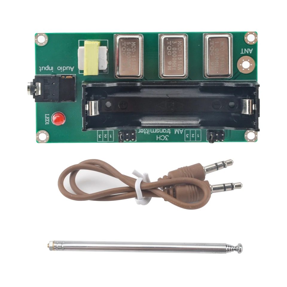 Trasmettitore AM 3 Canali 1-3-5MHz - Scheda Completa Con Antenna E Cavo