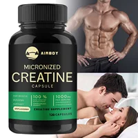 Micronized Creatine Capsules - Build Muscle & Enhance Performance for Muscle Endurance - 120 Capsules