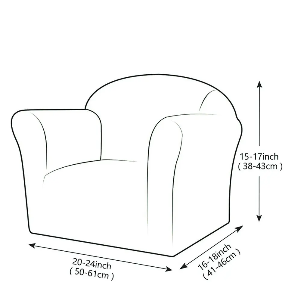 Children Size Elastic Wing Chair Cover Velvet Super Soft Wingback Sofa Covers Stretch Solid Color Kids Armchair Chairs Covers
﻿ 6