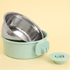 Hanging Dog Bowl Removable Stainless Steel Dog Food Bowl Water Bowl 2 In 1 Liftable Pet Cage Feeder Basin Pet Supplies 3