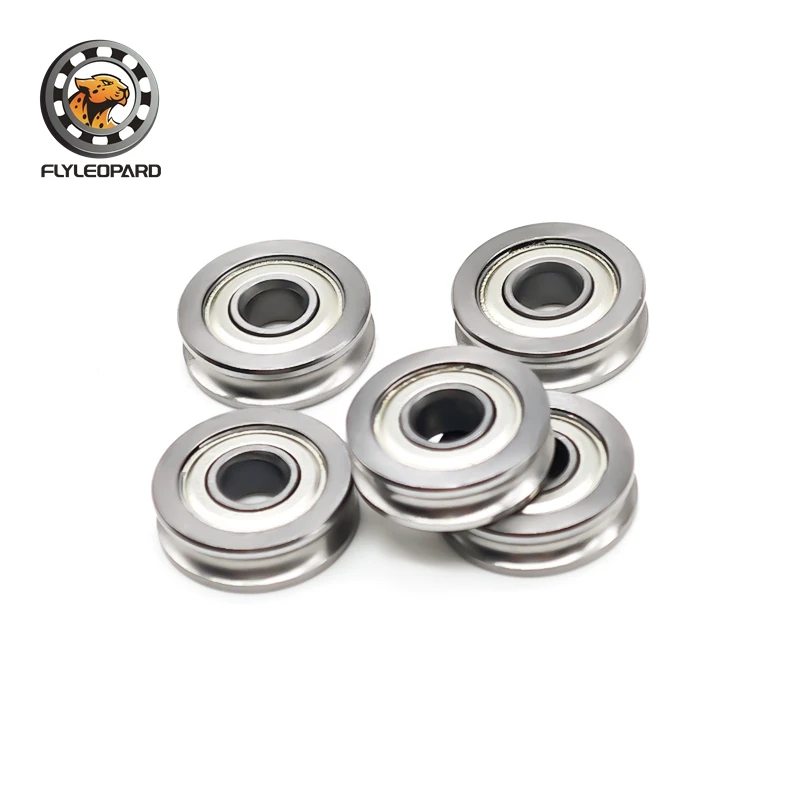 604UU 4x13x4 mm U Grove Ball Bearing Carbon Steel Bearing 4x12x4mm 604UU 10PCS