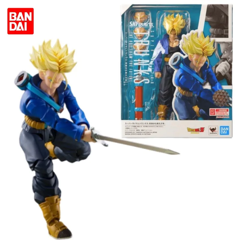 

Новые плавки Bandai S.h. Фигуртс Shf Dragon Ball Future, мальчик из будущего, экшн-фигурка, Коллекционная модель, игрушка в подарок