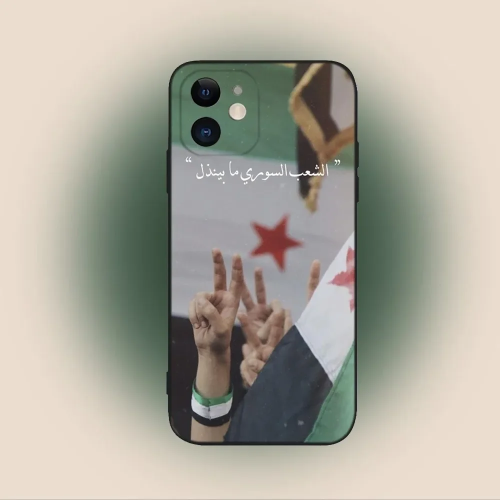 Syrian Revolution Flag Phone Case For iPhone 15 14 13 12 11 Plus Pro Max XS X XR SE Mini 8 7 Soft Silicone Cover