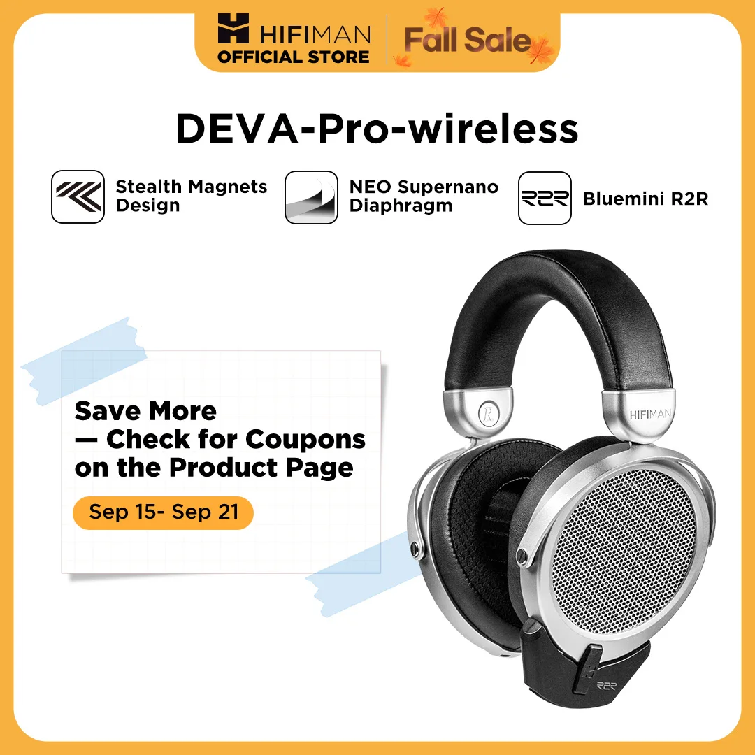 HIFIMAN Deva-Pro オーバーイヤー フルサイズ オープンバック