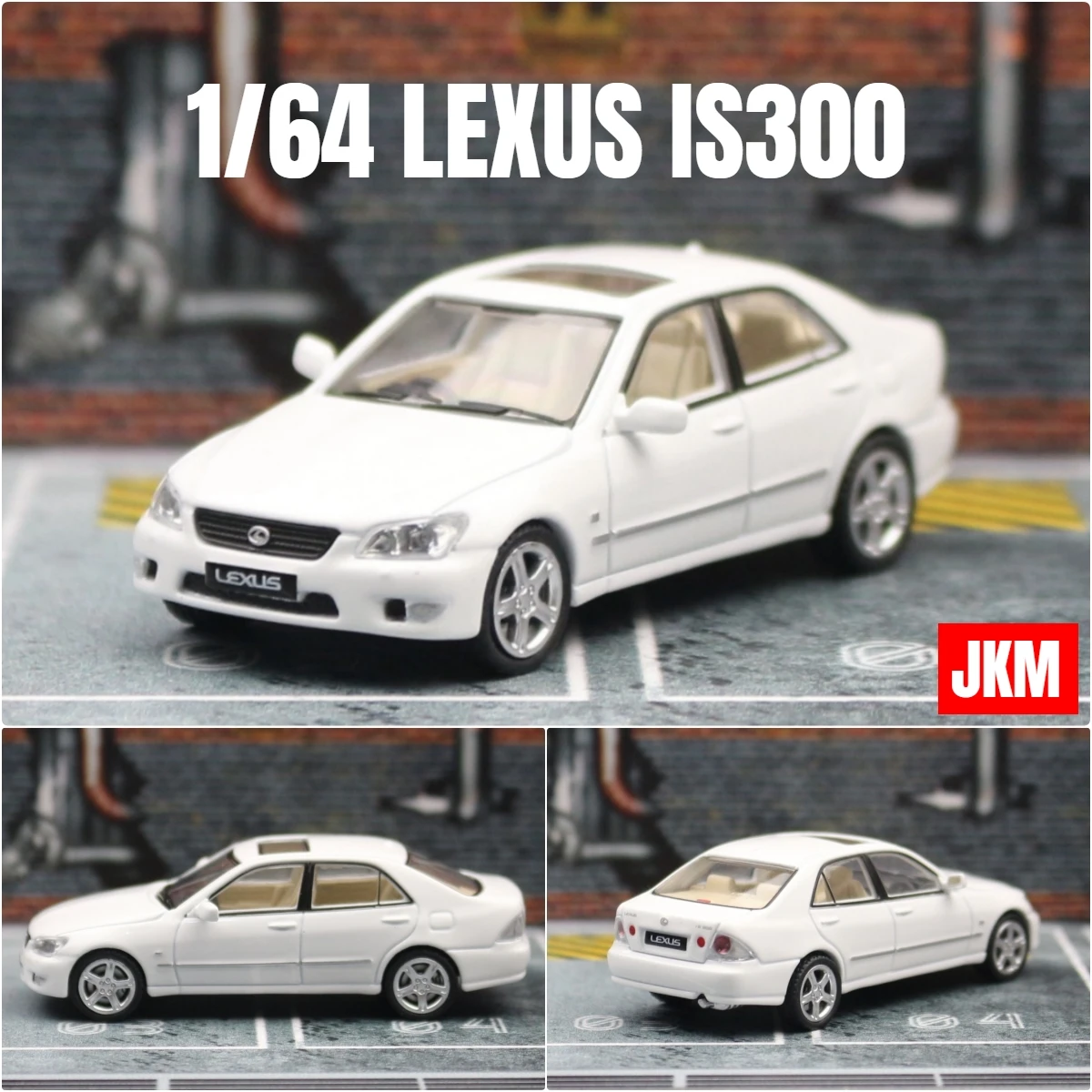 JKM 1:64 Lexus Is300 Diecast Metal Model Car - Foto 9