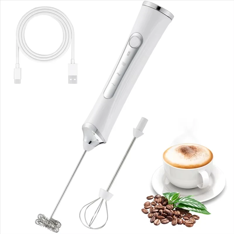 Electric egg beater, portable 3-speed beverage jam coffee machine, cake cream machine, kitchen double stick batter mixer - Image 6