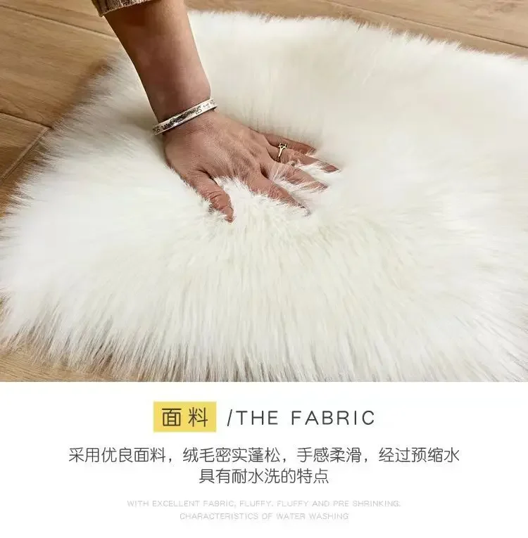 Chair Cushion Square Mat Soft Imitation Cashmere Padded Cushion Pad Office Home or Car Garden Sun Lounge Seat Warm Cushion - Image 4