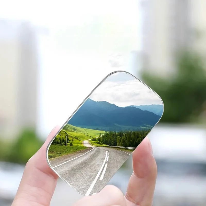 Car Blind Spot Mirror 360 Degree Adjustable Car Rearview Convex Mirror For Reverse Wide Angle Parking Rimless Mirrors 2PCS blind spot mirror
