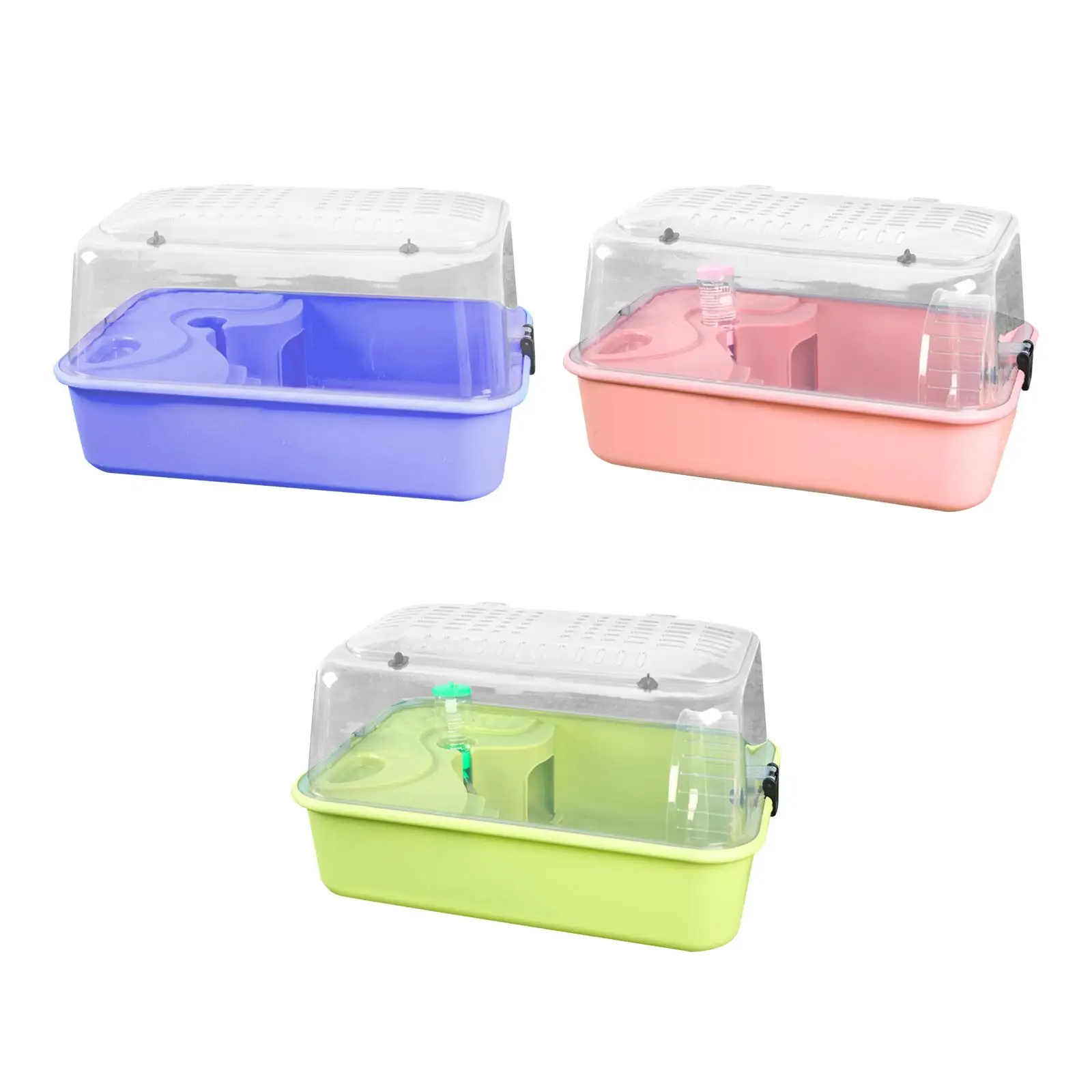 Large Hamster Cage Hamster Enclosure Breathable Hideaway Play Training Hamster Habitat Exercise Playing House for Hedgehog