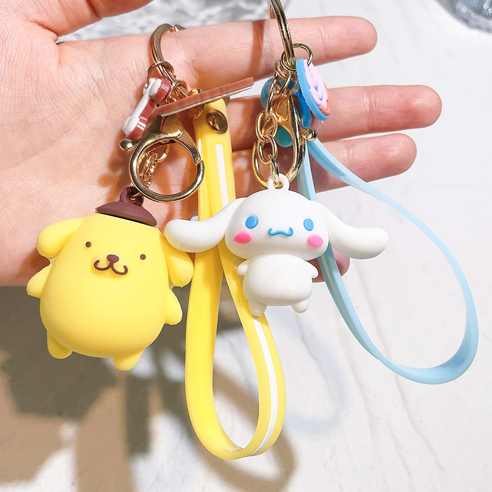 Hello Kitty - Show By Rock!! - Cyan - Acrylic Keychain - Keyholder (Sanrio)