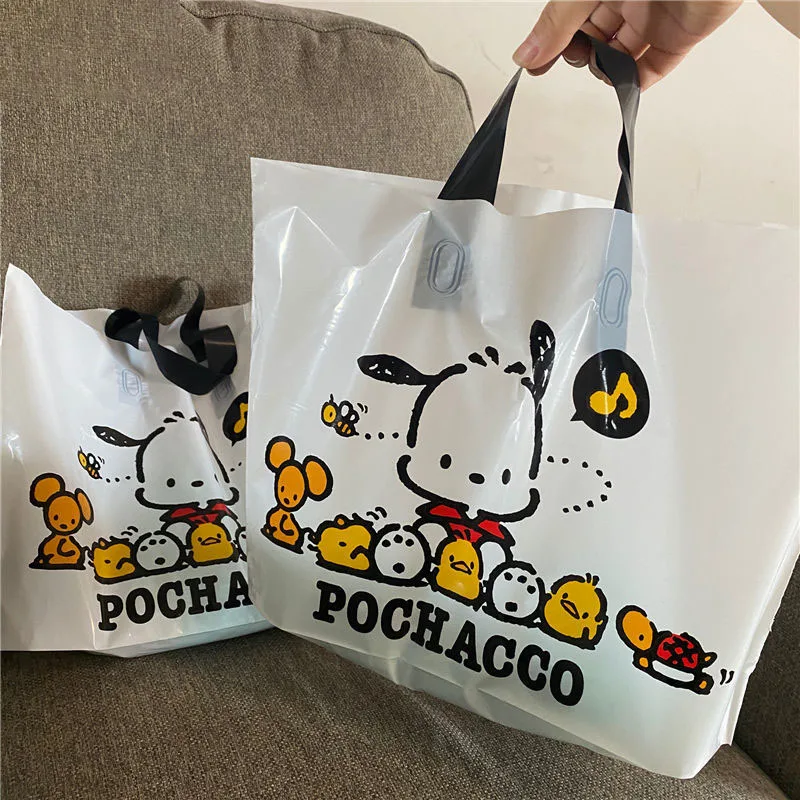 

Kawaii Sanrioed Portable Packaging Bag Cartoon Pochacco Gift Bag Cartoon Cute Girl Heart Shopping Bag Gift for Girls
