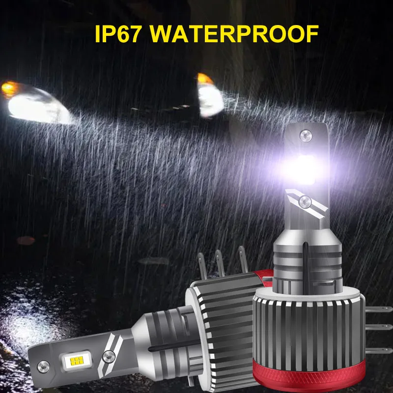 H15 Led Canbus Led Auto Front Car Headlight LED Automobile Bulb Lamp Super Bright led Bulbs Fog Light High Beam 6000K White 12V