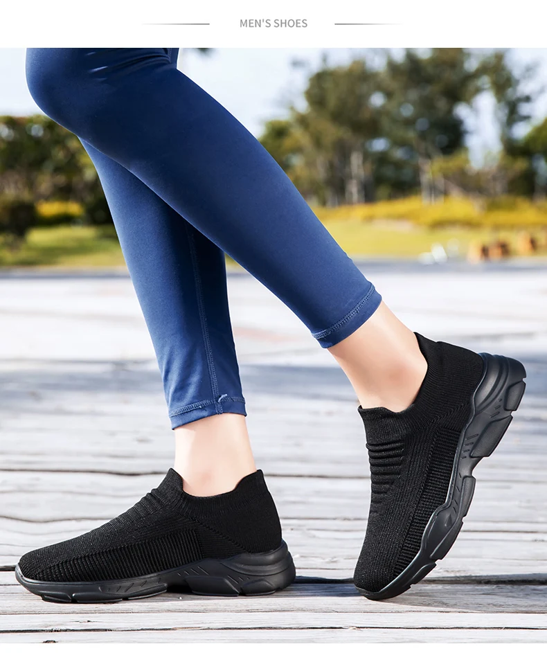 Description Picture 3 of itemWomens Light Running Shoes Jogging Shoes Breathable Women Sneakers Slip On Loafer Shoe Momens Casual Shoes Sock Shoes size 35-44
