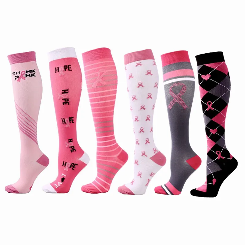 

Anti Fatigue Compression Stockings Running Crossfit Socks Football Anti-swelling Stretch Outdoor Sports Pressure Sock 20-30mmhg