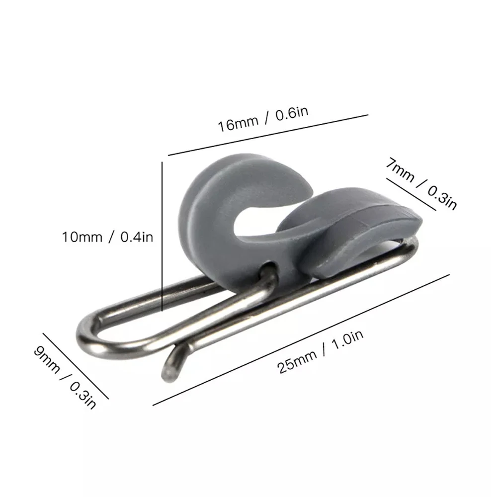 Hookbait Release Clips Sea Fishing Impact Bait Clips Outdoor Fishing Hook Decoupling Swivel Shank Clip