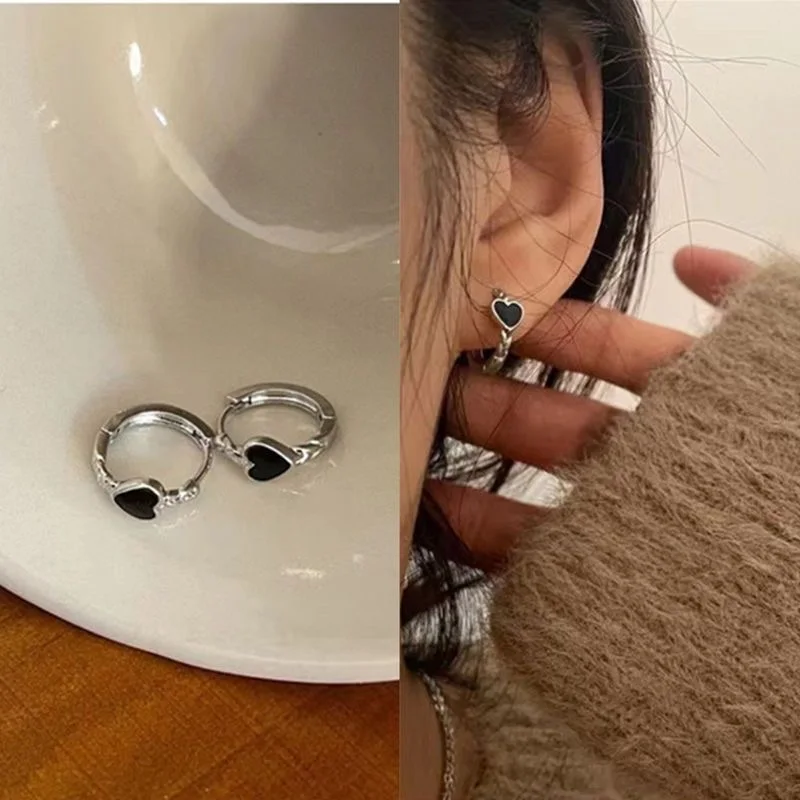 [HAESOOL] 韓国アクセ☆925silver☆Circular twist Earrings Sterling Silver Twist Hoop Earrings