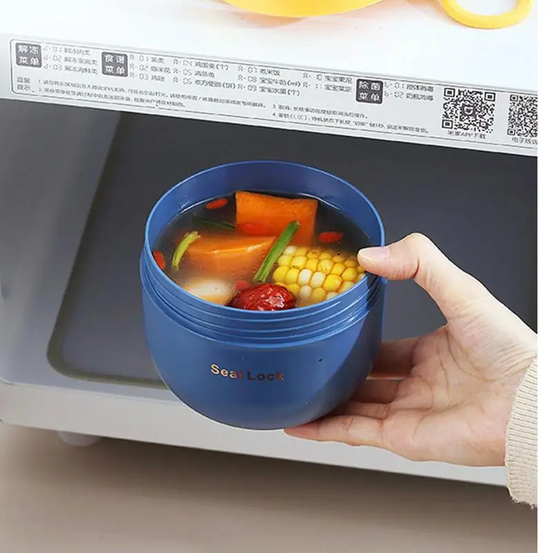 Portable Sealed Soup Cup Microwaveable Soup To-go Container Leakproof Soup  Jar Insulated Hot Milk Cup Food Container - Lunch Box - AliExpress