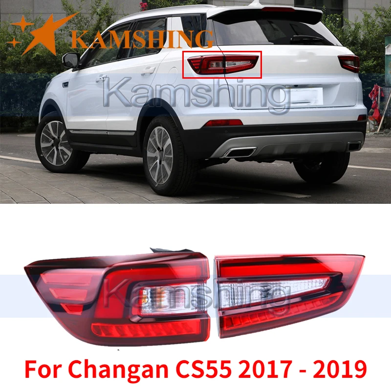 

Kamshing For Changan CS55 2017 2018 2019 Rear Brake Light Tail Light Stop Light Tail Lamp Taillight Taillamp Rear Headlight