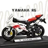 1:18 Scale Yamaha R6 Alloy Scooter Sport Bike Figurines Diecasts Kids Toy Motorcycle Racing Model Replicas Collect Gift for Boys 3 1:18 Scale Yamaha R6 Alloy Scooter Sport Bike Figurines Diecasts Kids Toy Motorcycle Racing Model Replicas Collect Gift for Boys 3